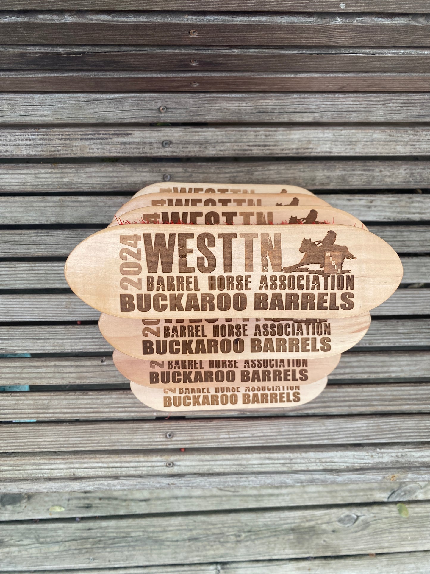 Custom Laser Engraved Wood Body Brush