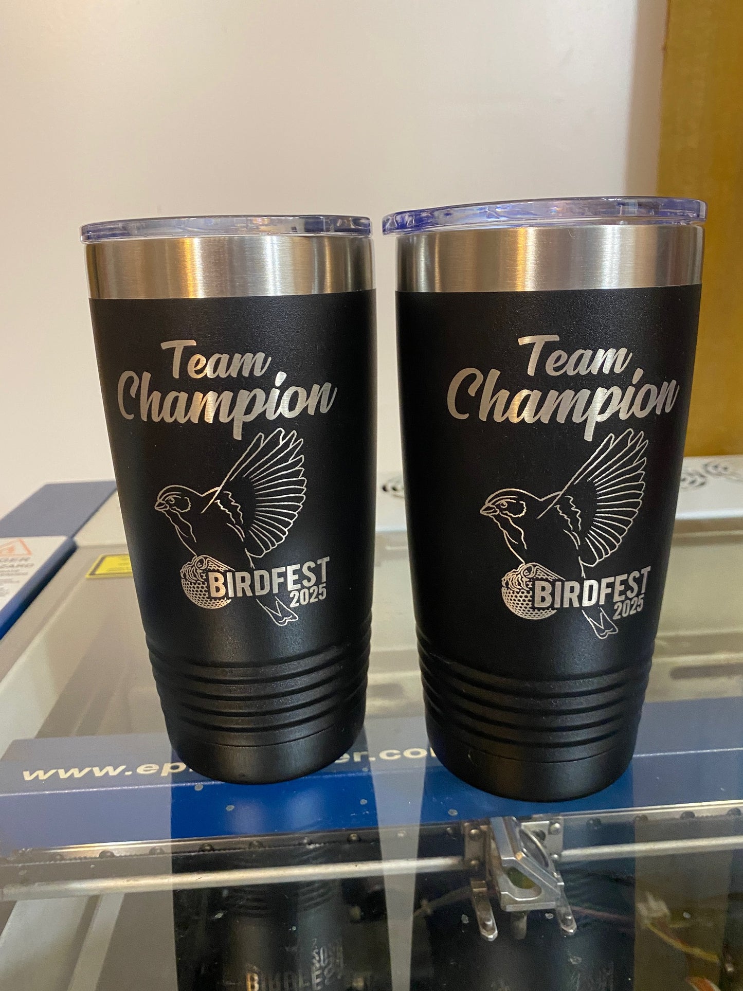 Custom Laser Engraved Tumbler