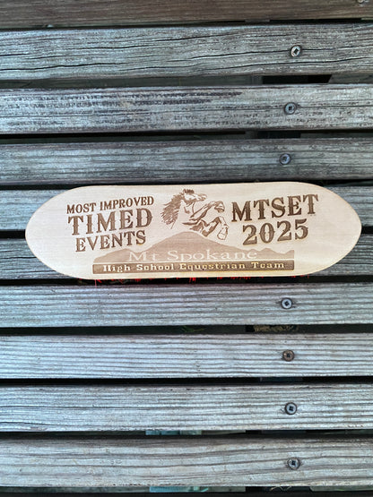 Custom Laser Engraved Wood Body Brush
