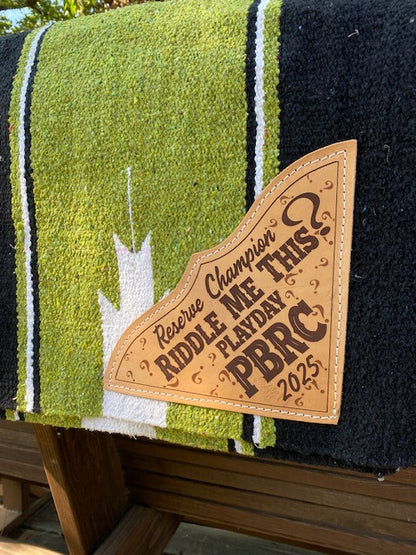 Lightweight Custom Laser Engraved Saddle Blankets | Navajo Style Award Saddle Blankets