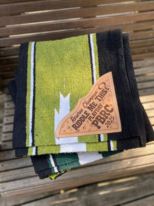 Lightweight Custom Laser Engraved Saddle Blankets | Navajo Style Award Saddle Blankets