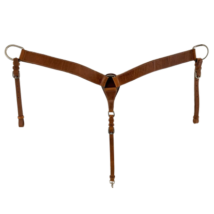 Lazy S Custom Laser Engraved Leather Breast Collar – Custom Barrel Breast Collar or Roper Style Breast Collar