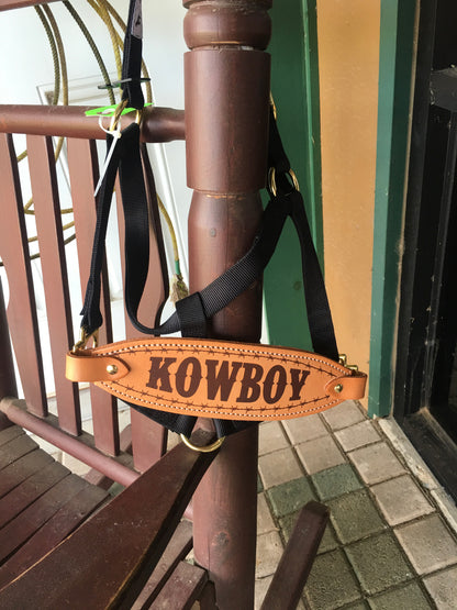 Classic Bronc Halter with Custom Laser Engraved Leather Noseband