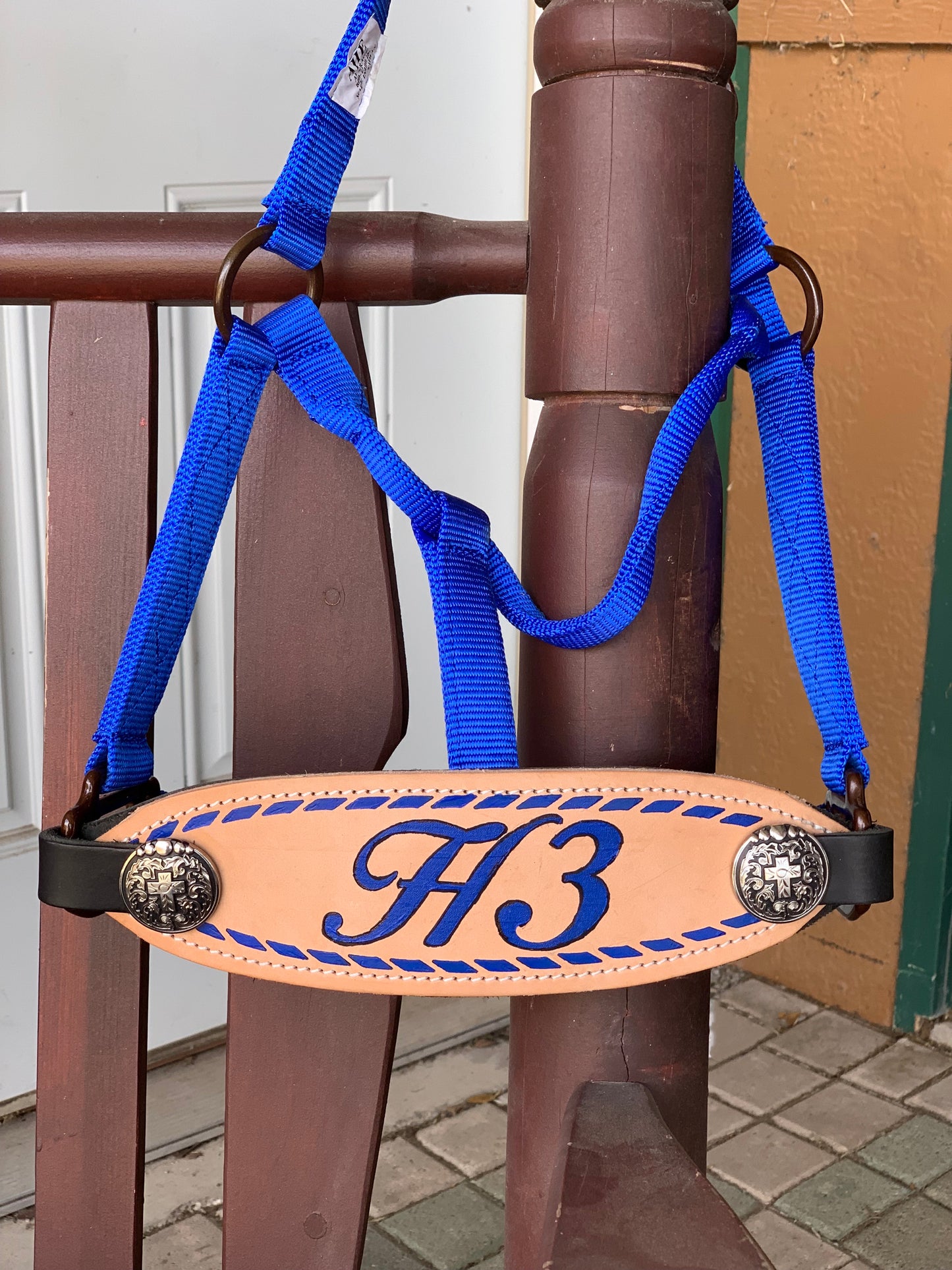 Classic Bronc Halter with Custom Laser Engraved Leather Noseband