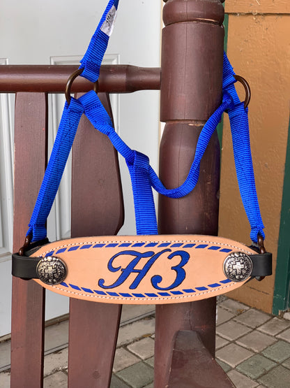 Classic Bronc Halter with Custom Laser Engraved Leather Noseband